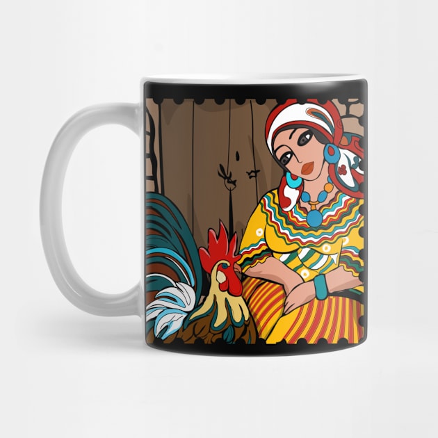 woman Kabyle by Stamp